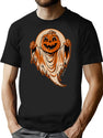 541 Pumpkin Ghost T-Shirt for Men & Women, T-Shirts Graphic Tee - Black
