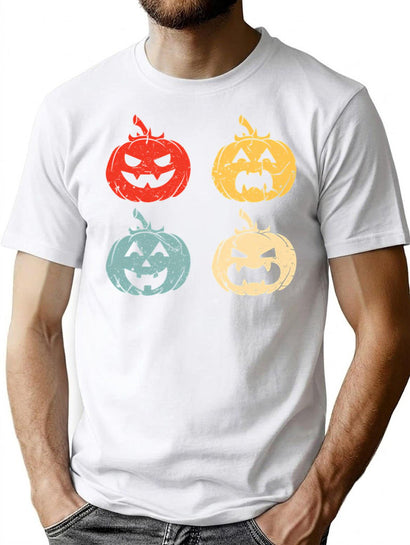 550 Halloween Jack O Lantern Trick Or Treat Gift T-Shirt for Men & Women, T-Shirts Graphic Tee - Black