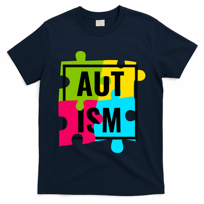 Autism Awareness Puzzle Pieces T-Shirt