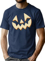 56 Retro Vintage Halloween Pumpkin T-Shirt for Men & Women, T-Shirts Graphic Tee - Navy