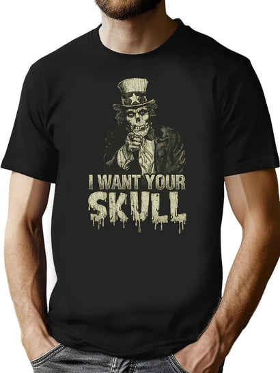 560 I Want Your Skull 1983 T-Shirt for Men & Women, T-Shirts Graphic Tee - Black