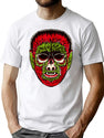 561 Wolfman Vintage Halloween Mask T-Shirt for Men & Women, T-Shirts Graphic Tee - White