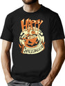 568 Happy Halloween T-Shirt for Men & Women, T-Shirts Graphic Tee - Black