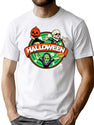 573 Halloween Masks T-Shirt for Men & Women, T-Shirts Graphic Tee - White
