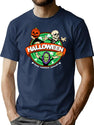 573 Halloween Masks T-Shirt for Men & Women, T-Shirts Graphic Tee - Navy