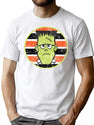580 Vintage Frankenstein Halloween Retro T-Shirt for Men & Women, T-Shirts Graphic Tee - White