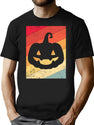 584 Vintage Halloween Pumpkin T-Shirt for Men & Women, T-Shirts Graphic Tee - Black