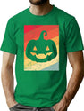 584 Vintage Halloween Pumpkin T-Shirt for Men & Women, T-Shirts Graphic Tee - Green