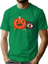 587 Vintage Halloween T-Shirt for Men & Women, T-Shirts Graphic Tee - Green