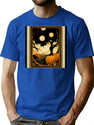 597 Halloween Tarot Card Pt 2 T-Shirt for Men & Women, T-Shirts Graphic Tee - Blue