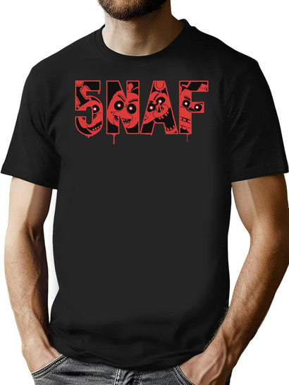 5NAF Five Nights at Freddy_s Classic T-Shirt for Men & Women, T-Shirts Graphic Tee - Black