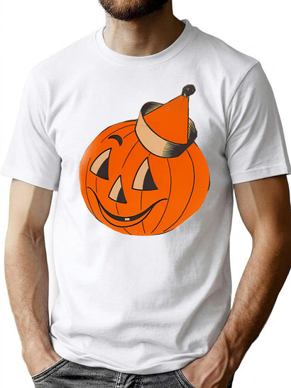605 Vintage Jack-O-Lantern T-Shirt for Men & Women, T-Shirts Graphic Tee - Black