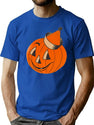 605 Vintage Jack-O-Lantern T-Shirt for Men & Women, T-Shirts Graphic Tee - Blue