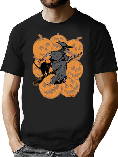613 Witch'S Flight T-Shirt for Men & Women, T-Shirts Graphic Tee - Black