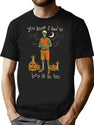 619 You Know I Had To Boo It To Em - Halloween Skeleton T-Shirt for Men & Women, T-Shirts Graphic Tee - Black