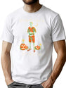 619 You Know I Had To Boo It To Em - Halloween Skeleton T-Shirt for Men & Women, T-Shirts Graphic Tee - White