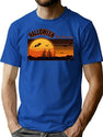 620 Halloween Nightmare Retro Ii T-Shirt for Men & Women, T-Shirts Graphic Tee - Blue