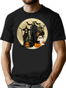 631 Halloween Time Meeting Of The Ghouls T-Shirt for Men & Women, T-Shirts Graphic Tee - Black