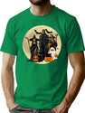 631 Halloween Time Meeting Of The Ghouls T-Shirt for Men & Women, T-Shirts Graphic Tee - Green