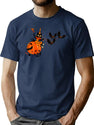 636 Halloween Vintage Carriage T-Shirt for Men & Women, T-Shirts Graphic Tee - Navy