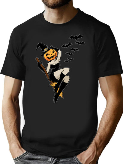 637 Lady Lantern T-Shirt for Men & Women, T-Shirts Graphic Tee - Black