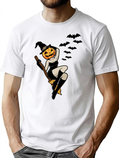 637 Lady Lantern T-Shirt for Men & Women, T-Shirts Graphic Tee - Black