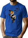 637 Lady Lantern T-Shirt for Men & Women, T-Shirts Graphic Tee - Blue