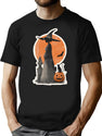 640 Pregnant Witch Halloween Design T-Shirt for Men & Women, T-Shirts Graphic Tee - Black
