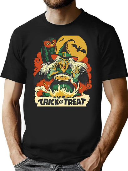 644 Trick Or Treat T-Shirt for Men & Women, T-Shirts Graphic Tee - Black