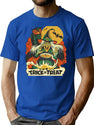 644 Trick Or Treat T-Shirt for Men & Women, T-Shirts Graphic Tee - Blue
