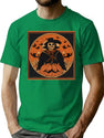 645 Halloween Pumpkin T-Shirt for Men & Women, T-Shirts Graphic Tee - Green