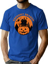 653 Espooky Season Jack O'Lantern T-Shirt T-Shirt for Men & Women, T-Shirts Graphic Tee - Blue