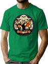 659 Halloween Spooky Pumpkin Graveyard T-Shirt for Men & Women, T-Shirts Graphic Tee - Green