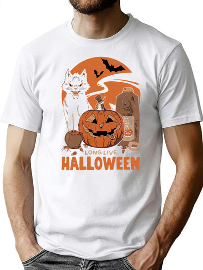 66 Long Live Halloween T-Shirt for Men & Women, T-Shirts Graphic Tee - Black