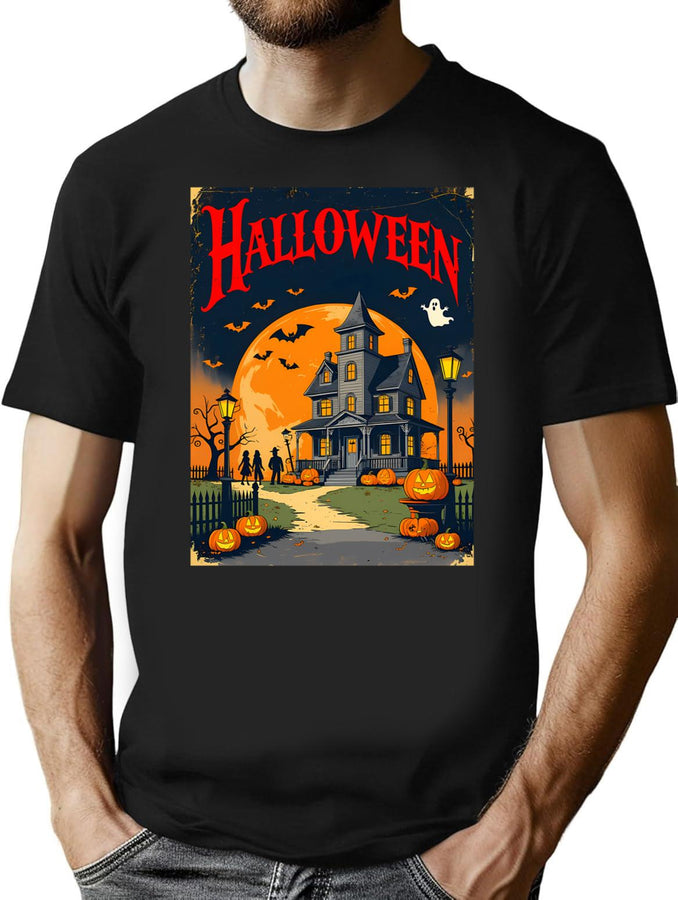 663 Halloween T-Shirt for Men & Women, T-Shirts Graphic Tee - Black
