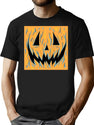 665 Pumpkin Face T-Shirt for Men & Women, T-Shirts Graphic Tee - Black