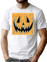 665 Pumpkin Face T-Shirt for Men & Women, T-Shirts Graphic Tee - White