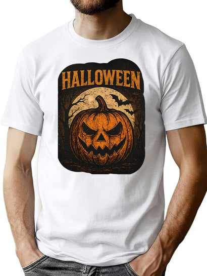 666 Halloween Pumpkin Waiting On Halloween T-Shirt for Men & Women, T-Shirts Graphic Tee - Black