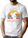 670 Happy Halloween Witch Vintage Retro T-Shirt for Men & Women, T-Shirts Graphic Tee - White
