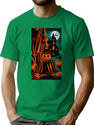 674 Halloween Man T-Shirt for Men & Women, T-Shirts Graphic Tee - Green