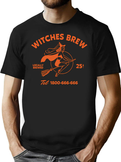 677 Witches Brew T-Shirt for Men & Women, T-Shirts Graphic Tee - Black