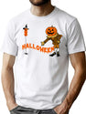 681 Happy Halloween Is Coming Cool Vintage T-Shirt for Men & Women, T-Shirts Graphic Tee - White