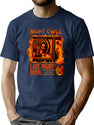 695 Night Owls - Late Night With The Devil T-Shirt for Men & Women, T-Shirts Graphic Tee - Navy