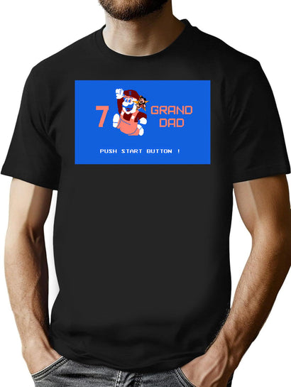 7 Grand Dad Joel Vinesauce Bootleg Graphic T-Shirt - Black