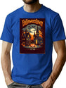 701 Retro Halloweentown Est. 1998 Vintage Spooky Pumpkin Scene Tee T-Shirt for Men & Women, T-Shirts Graphic Tee - Blue