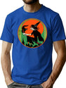 702 Familiar Flight T-Shirt for Men & Women, T-Shirts Graphic Tee - Blue