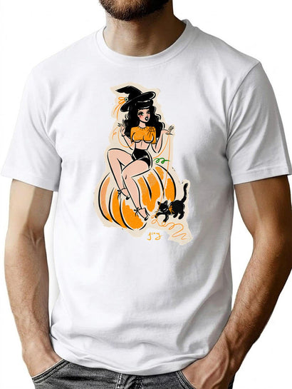 705 Unravelled Witch T-Shirt for Men & Women, T-Shirts Graphic Tee - Black