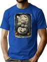 708 Halloween Night T-Shirt for Men & Women, T-Shirts Graphic Tee - Blue