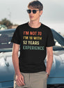 70Th Birthday Funny Quotes T-Shirt for Men & Women, T-Shirts Graphic Tee - Navy