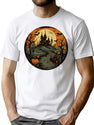 717 Haunted House T-Shirt for Men & Women, T-Shirts Graphic Tee - White